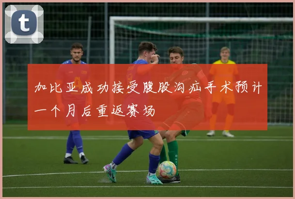 加比亚成功接受腹股沟疝手术预计一个月后重返赛场