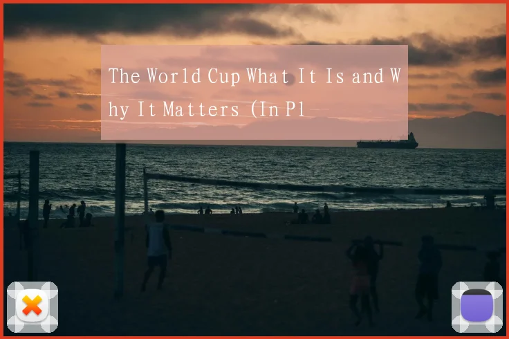 The World Cup What It Is and Why It Matters (In Pl