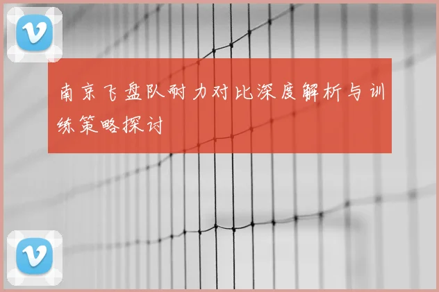 南京飞盘队耐力对比深度解析与训练策略探讨