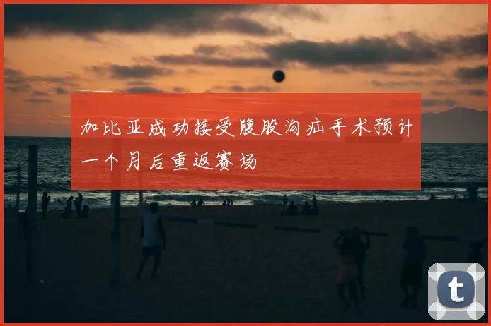 加比亚成功接受腹股沟疝手术预计一个月后重返赛场